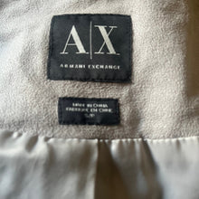 Load image into Gallery viewer, A|X Armani Exchange Moto Jacket Womens Small Gray Faux Suede Asymmetrical Zip Lightweight