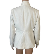 Load image into Gallery viewer, Old Navy Women’s Small White Peacoat Double Breasted Button Jacket