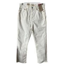 Load image into Gallery viewer, Levi's Wedgie Straight Leg Jeans Womens 29x28 White Button Fly
