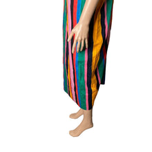 Load image into Gallery viewer, Who What Wear Maxi Dress Womens XXL Striped Multi Colored One Shoulder New
