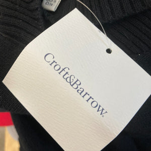 Croft & Barrow Sweater Dress Womens Size XL Black New
