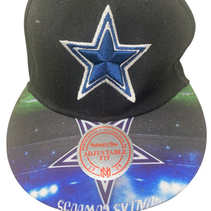 Dallas Cowboys Black Mitchell And Ness Hat/ Cap Snapback One Size