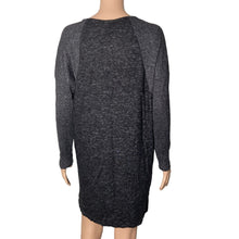 Load image into Gallery viewer, Bobeau Sweater Dress Womens Medium Black Marbled Stretch New