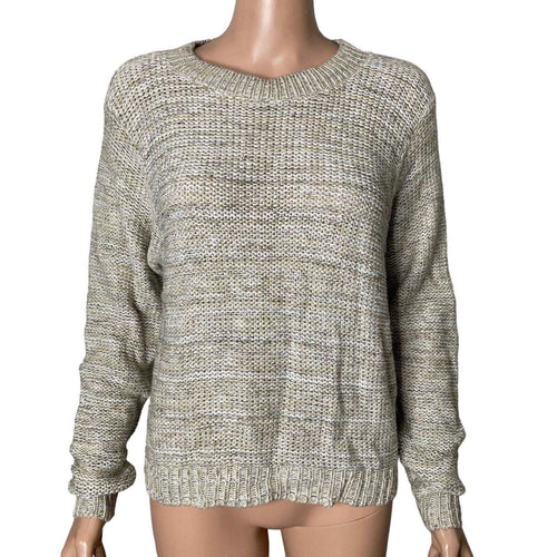 Susina Sweater Womens XS Pullover Gray Oatmeal Heather New