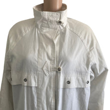 Load image into Gallery viewer, Vintage Mulberry Street Coat Womens Medium White Button Front