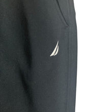 Load image into Gallery viewer, Nautica J Class Fleece Joggers Mens Medium Black Stretch Drawstring Sweatpants