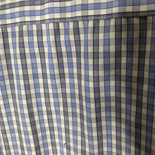 Load image into Gallery viewer, Untuckit Shirt Mens Size Medium Blue White Checks Gingham