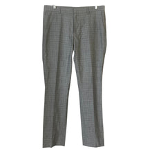 Load image into Gallery viewer, Topman Mens 32R Gray Wool Blend Slim Dress Pants Flat Front Suit Trousers