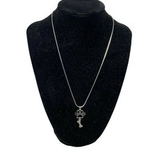 Load image into Gallery viewer, Crystal Dog Paw and Bone Pendant Necklace