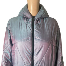 Load image into Gallery viewer, Armani Exchange Puffer Jacket Coat Womens XS Purple Full Zip