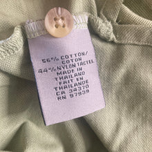 Load image into Gallery viewer, Sung Alfred Sung Mens M Green Polo Shirt Cotton Nylon Short Sleeve Casual