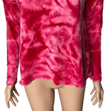 Load image into Gallery viewer, Baea Velour Shirt Womens XS Velour Pink Tie Dye