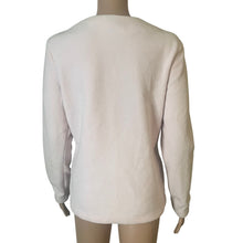 Load image into Gallery viewer, Basic Edition Fleece Cardigan Sweater Jacket Womens Small Embroidered Pink Silver
