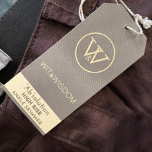 Load image into Gallery viewer, Wit &amp; Wisdom Pants Womens Size 4 Plaid High Rise Ankle Skimmer Cabernet Purple