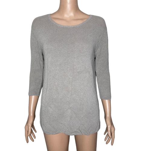 Aritzia Wilfred Sweater Womens XS Ribbed Taupe