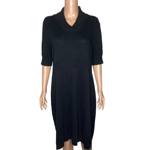 Croft & Barrow Sweater Dress Womens Size XL Black New