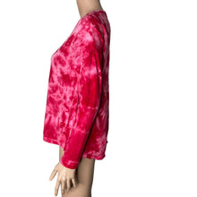 Load image into Gallery viewer, Baea Velour Shirt Womens XS Velour Pink Tie Dye