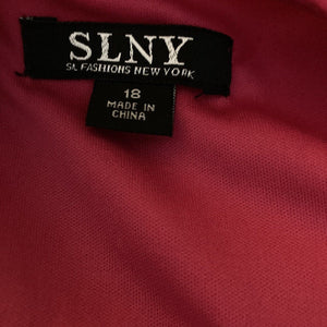 SLNY Dress Womens Size 18 Fuchsia Pink Plus New