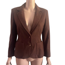 Load image into Gallery viewer, Vintage Pendleton Wool Blazer Womens 36 Small Brown USA Made Tailored