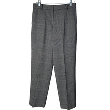 Load image into Gallery viewer, Talbots Pants Womens Size 10 Black Wool Blend Black White Plaid