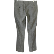 Load image into Gallery viewer, Topman Mens 32R Gray Wool Blend Slim Dress Pants Flat Front Suit Trousers