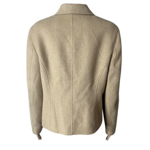 Load image into Gallery viewer, Talbots Camel Toggle Jacket Coat Tan Beige Women’s 10 Made in Italy