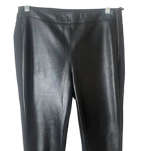 Load image into Gallery viewer, White House Black Market Black Leggings Womens 2 Faux Leather