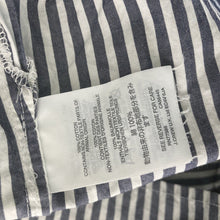 Load image into Gallery viewer, J Crew Shirt Womens 00 Striped Gray White Sleeveless