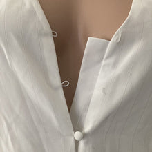 Load image into Gallery viewer, Wayf Blouse Womens Small White Button Tie Front Light Weight New