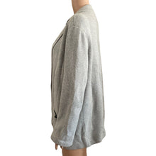 Load image into Gallery viewer, Talbots Sweater Womens Medium Wool Long Cardigan Open Front Gray