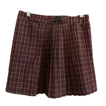 Load image into Gallery viewer, Wild Fable Mini Skirt Womens Small Plaid Purple Elastic Waist