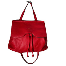 Load image into Gallery viewer, Nanette Lapore Arabelle Convertible Crossbody Backpack Red