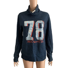 Load image into Gallery viewer, LOGG H&amp;M Sweatshirt Size Large Lettermen Blue 78 Pullover