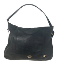 Load image into Gallery viewer, Coach Isabella Bag F35809 Black Pebbled Leather 13x9