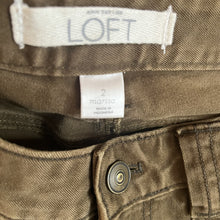 Load image into Gallery viewer, Ann Taylor LOFT Cargo Pants Women’s Size 2 Brown Marisa Utility Casual Pockets