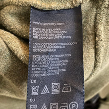 Load image into Gallery viewer, Tommy Hilfiger Sweatshirt Mens Large Olive Green Zip Neck