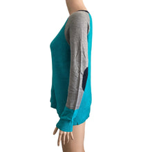 Load image into Gallery viewer, JCP JC Penney Sweater Womens Large Teal Blue Long Sleeve Pullover Wool Blend