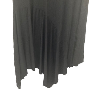 Soncy Maxi Skirt Womens 2XL Black Plus Size