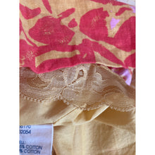 Load image into Gallery viewer, Edme Esyllte Anthropologie Skirt Womens 0 Linen Floral Yellow Pink A Line