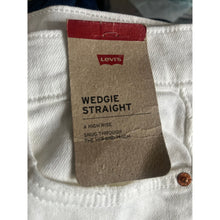 Load image into Gallery viewer, Levi's Wedgie Straight Leg Jeans Womens 29x28 White Button Fly
