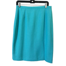 Load image into Gallery viewer, Vintage Susan Bristol Skirt Womens 12 Turquoise Teal Pencil Knee Length Canada