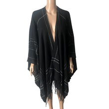 Load image into Gallery viewer, Eileen Fisher Wrap One Size Wool Twill Plaid
