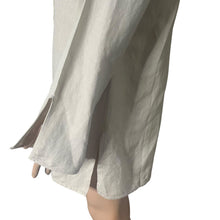 Load image into Gallery viewer, Badgley Mischka American Glamour Tunic Blouse Womens Medium Beaded Beige White