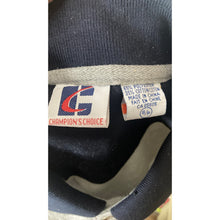 Load image into Gallery viewer, VTG Champions Choice Mens Small Gray Rugby Sweatshirt Long Sleeve Polo Striped