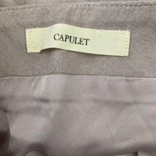 Load image into Gallery viewer, Capulet Skirt Womens S Genuine Suede Leather Mini Lilac Front Zip O Ring NWT