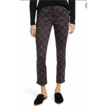 Load image into Gallery viewer, Wit &amp; Wisdom Pants Womens Size 4 Plaid High Rise Ankle Skimmer Cabernet Purple