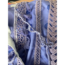 Load image into Gallery viewer, Maroths Womens Large Purple Boho Lace Tassel Tunic Dress Embroidered Midi New