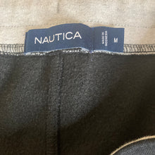 Load image into Gallery viewer, Nautica J Class Fleece Joggers Mens Medium Black Stretch Drawstring Sweatpants