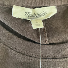 Load image into Gallery viewer, Madewell Tshirt Mens Large Brown 100% Cotton Crew Neck Short Sleeve Essential