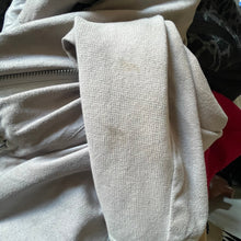 Load image into Gallery viewer, A|X Armani Exchange Moto Jacket Womens Small Gray Faux Suede Asymmetrical Zip Lightweight